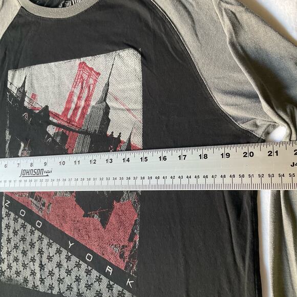 Yoo York Men’s Long Sleeve T-shirt size M, Black, Unbreakable - Picture 2 of 6